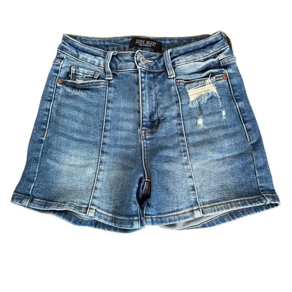 Judy Blue Pants - Judy Blue Distressed Denim Shorts